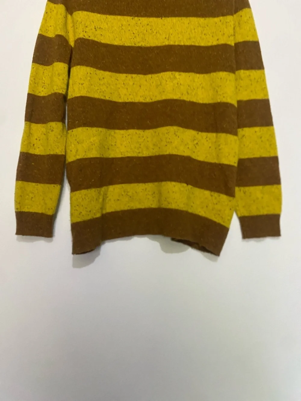 J.Crew M Wool Blend Striped Sweater